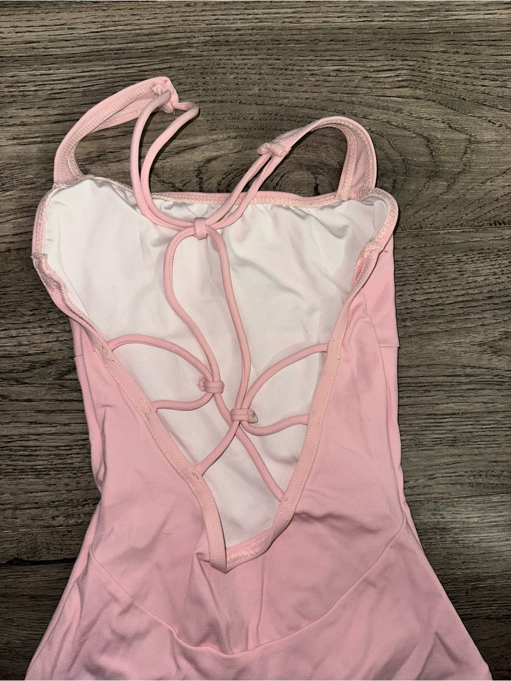 Capezio Pink Strappy One-Piece leotard